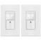 TOPGREENER Motion Sensor Switch PIR Sensor with Ambient Light Level Ground Wire Required Occupancy Vacancy Modes Single Pole TDOS5JMW2PCS White