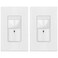 TOPGREENER Motion Sensor Switch PIR Sensor with Ambient Light Level Ground Wire Required Occupancy Vacancy Modes Single Pole TDOS5JMW2PCS White