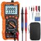 Proster Digital Multimeter TRMS Voltmeter Multimetro Auto Range Multi Testers 20A DC AC Current Meter NCV Detector Magnetic Hanging HandsFree Design with Temperature Probe Backlit LCD Flashlight
