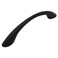 Cosmas 25 Pack 4003FB Flat Black Modern Cabinet Hardware Arch Bow Handle Pull 334 Inch 96mm Hole Centers
