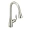 Moen Arbor Spot Resist Stainless OneHandle Pulldown Kitchen Faucet with Sprayer and a Reflex Docking System Kitchen Sink Faucet Featuring Power Boost for a Faster Clean 7594SRS
