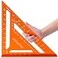 Matework Carpenter Square 12 Inch Rafter Square for Angle Drawing Measuring Ruler Framing Square Tool Aluminum for Woodworking Carpentry