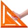 Matework Carpenter Square 12 Inch Rafter Square for Angle Drawing Measuring Ruler Framing Square Tool Aluminum for Woodworking Carpentry