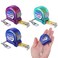 WORKPRO Keychain Tape Measure Set 3 Pcs InchMetric Scale Easy Reading Mini Tape Measurement 6FT Retractable Pocket Size Small Tape Measure for Engineer Lightweight ABS Protective Casing
