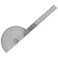 Utoolmart Stainless Steel Protractor 180 Degrees Round Head Angle Finder with 10cm 39inch Adjustable Arm for Woodworking Drawing