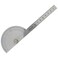 Utoolmart Stainless Steel Protractor 180 Degrees Round Head Angle Finder with 10cm 39inch Adjustable Arm for Woodworking Drawing