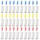 AFUNTA 30 pcs 3045 60 Degree Carving Knife Vinyl Cutter Plotter Cutting Blades for CB09 CB09U Graphtec Blue Yellow Red