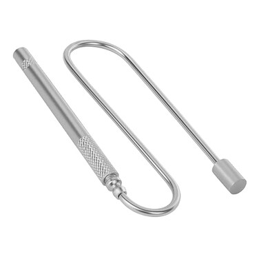 Master Magnetics BendIt Bendable Magnetic PickUp Tool Strong Retrieving Magnet for Screws Nails and Small Hand Tools Ideal for Mechanics and Plumbers 2 lb Hold 19 L