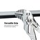 Capri Tools 7 in Pliers Wrench Smooth Parallel Jaws with Soft Grip NonSlip Handle