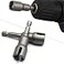 Bestgle 6 Pcs Wing Nut Drill Bit Set Hurricane Wingnut Driver Power Wing Nut Driver Socket Wrenches Tool Set 14 Inch Hex Shank Steel Drills Bits for Panel Nuts Screws Eye C Hook Bolt QHanger