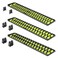 Ernst Manufacturing ERNST Socket Boss Combo 3Pack HiViz Ratchet Socket Organizer8512HVA Made in the USA