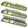 Ernst Manufacturing ERNST Socket Boss Combo 3Pack HiViz Ratchet Socket Organizer8512HVA Made in the USA