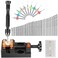 SUNJOYCO 60 PCS Pin Vise Hand Drill Set Micro Mini Twist Drill Bits PCB Drill Bits Bench Vise Tool for Resin Wood Jewelry Making DIY Drilling and Model Building