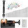 SUNJOYCO 60 PCS Pin Vise Hand Drill Set Micro Mini Twist Drill Bits PCB Drill Bits Bench Vise Tool for Resin Wood Jewelry Making DIY Drilling and Model Building