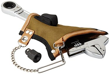 Proferred T10001 Mining Adjustable Wrench with Hammer Chrome Finish 12