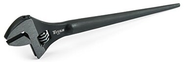 Titan 209 Adjustable Construction Spud Wrench 8Inch