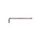 Wera 950 Spkl LKey Hex Wrench Pink 3Mm
