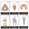 HEMUNC 118PC Oscillating Tool Blades Oscillating Multitool Saw Blades Accessories Kit