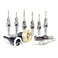 Amana Tool Carbide Tipped Countersink Drill Bit with Ball Bearing Master Set AMS620 10Pc