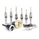 Amana Tool Carbide Tipped Countersink Drill Bit with Ball Bearing Master Set AMS620 10Pc