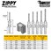SabreCut 11 x Zippy SCRKZ1 Countersink Set with Adjustable Pilot Impact Drill Bits