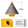 TolleSonne Diamond Beveling Chamfer Bits Diamond Countersink Drill Bit for Existing Holes Enlarging Shaping Trimming in Tile Marble Glass Granite Ceramic 17848mm Dia with 5811 Thread Adapter
