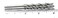 FTG USA 3 Pc 8 1164 Replacement Tapered Countersink Drill Bit Set Same Size Countersink Bit Replacement Only