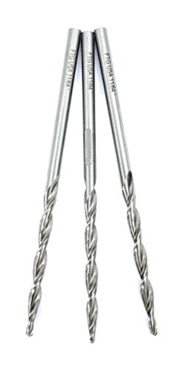 FTG USA 3 Pc 8 1164 Replacement Tapered Countersink Drill Bit Set Same Size Countersink Bit Replacement Only