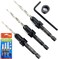 FTG USA Adjustable Wood Countersink Drill Bit Set 3 Pcs 6810 with Tapered Drill Bits