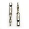 TEMO 2 pc 1032 Combination Drill and Tap Multi Use Deburr Countersink Hex Bit
