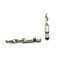 TEMO 2 pc 1224 Combination Drill and Tap Multi Use Deburr Countersink Hex Bit