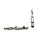 TEMO 2 pc 1224 Combination Drill and Tap Multi Use Deburr Countersink Hex Bit
