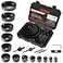 Luckyway Hole Saw Kit 21Piece Hole Saw Set 34 to 5 Hole Saws Drill Bits Hole Cutter Kits with Storage Case for Soft Wood Plastic PVC and Drywall