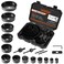 Luckyway Hole Saw Kit 21Piece Hole Saw Set 34 to 5 Hole Saws Drill Bits Hole Cutter Kits with Storage Case for Soft Wood Plastic PVC and Drywall