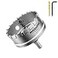 Mollom 31880mm Heavy Duty Carbide Hole Saw with 2 Pilot Drill Bits Hole Cutter cuts Stainless Steel mild Steel Iron Copper Brass Plastic