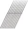 Luo ke 10pcs 3mm Shank Diamond Grinding Head Burr Punch Needle Drilling Bits Small Long Cone 1mm for Rotary Tools Includes Dremel