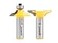 Yonico YONICO Router Bits Set Entry Door Matching Profile 2 Bit Medium Ogee 12Inch Shank 12221