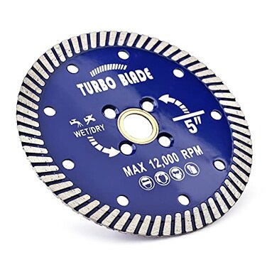 OSECH 5 Diamond Turbo Blade Granite Blade for Granite Marble Porcelain Tile WetDry Cutting