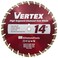 EDiamondTools 14 Premium General Purpose Diamond Saw Blades for Concrete and Brick 18 Segment Width 15mm Segment Height 458 Cutting Depth 1 Arbor
