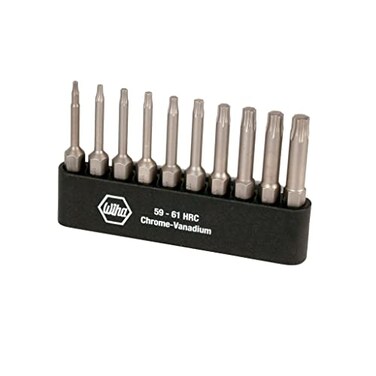 Wiha 74982 Torx Plus Power Bit Set Includes IP6IP40 with Holder 10Piece