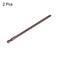 HARFINGTON 2pcs T27 Torx Bit 14 Hex Shank 6 Length Magnetic Security Star Screwdriver Power Tool Red