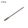 HARFINGTON 5pcs T10 Torx Bit 14 Hex Shank 6 Length Magnetic Security Star Screwdriver Power Tool Red