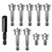 Saipe 10pcs Drywall Screw Depth Setter PH2 Magnetic Positioning Screwdriver Bits 14 Inch Hex Shank Drywall Screw Driver Bit Set with 60mm Extension Socket Drill Bit Holder for Plasterboard