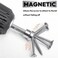 Saipe 10pcs Drywall Screw Depth Setter PH2 Magnetic Positioning Screwdriver Bits 14 Inch Hex Shank Drywall Screw Driver Bit Set with 60mm Extension Socket Drill Bit Holder for Plasterboard
