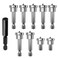 Saipe 10pcs Drywall Screw Depth Setter PH2 Magnetic Positioning Screwdriver Bits 14 Inch Hex Shank Drywall Screw Driver Bit Set with 60mm Extension Socket Drill Bit Holder for Plasterboard