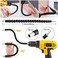 FOUUA Flexible Drill Bit Extension Set 105 Right Angle Drill Attachment 14 38 12 Hex Shank Impact Driver Socket Adapter Rotatable Socket Bendable Drill Bit Extension and Screwdriver Bit Kit