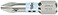 Wera Stainless 38511 TS Phillips 3 Insert Bit 14Inch Drive