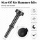 Mudder Smoothing Hammer attachments Tool Pneumatic Hammer Bit Pneumatic Chisel Bit Tool Hammer Accessories 10 x 3 x 3 cm