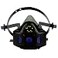 3M Reusable Respirator Secure Click Half Face Respirator with Speaking Diaphragm and Push Button Seal Check HF802SD Sweeping Sanding Grinding Sawing Dust Medium