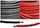 WindyNation WINDYNATION 6 Gauge 6 AWG 25 Feet Black 25 Feet Red Welding Battery Pure Copper Flexible Cable Wire Car Inverter RV Solar